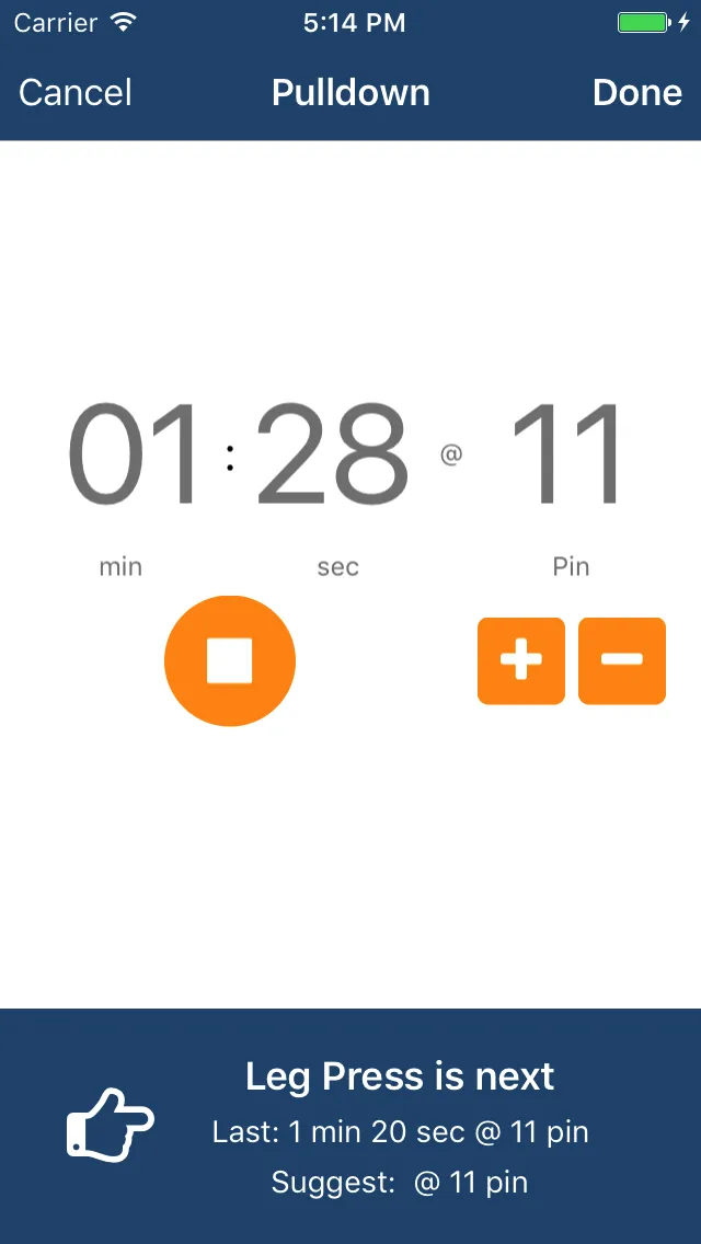 Timing your exercise